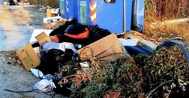 σκουπίδια Αίγινα 2014